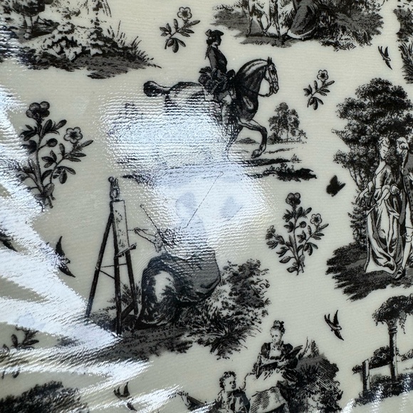 ROYALE GARDEN STAFFORDSHIRE CHINTZ COLLECTION BOBE CHINA HANDLED PLATTER EUC - Picture 12 of 13